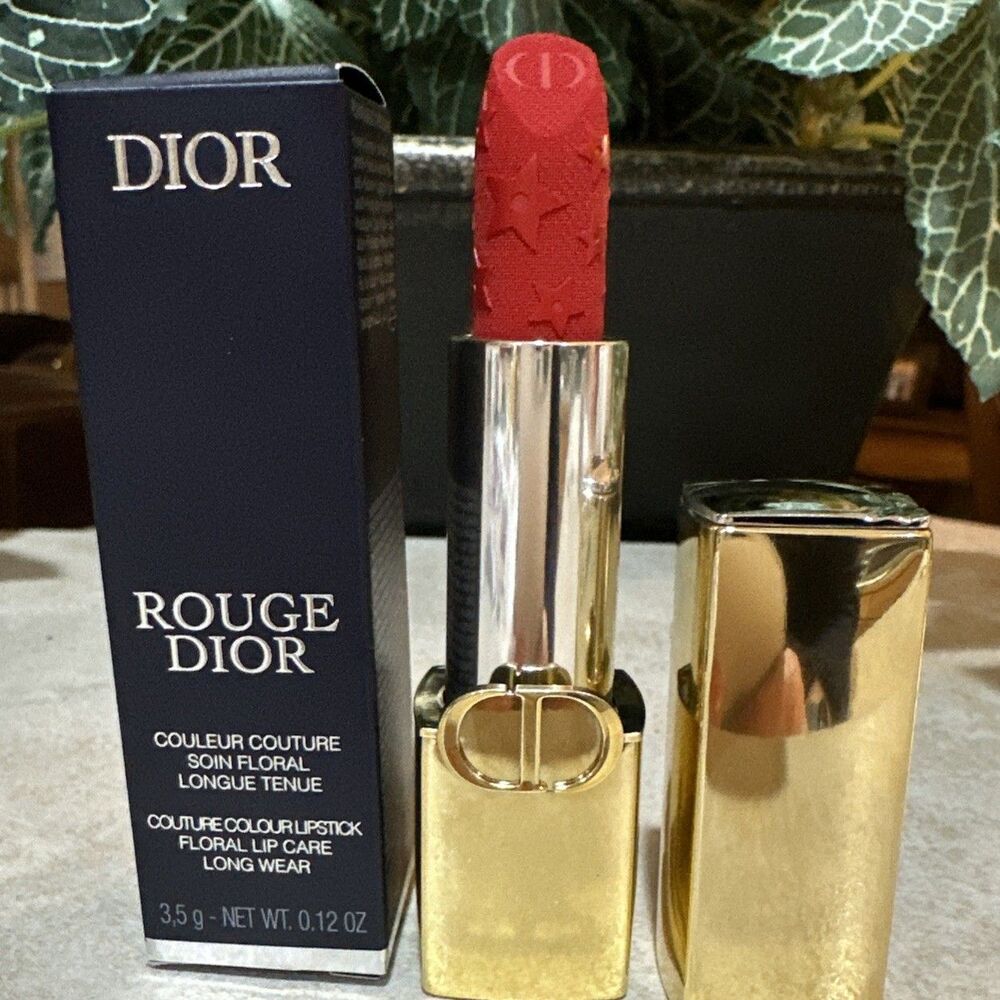 999 Red Velvet Dior Rouge Dior Lipstick Limited Edition Sold Out W/box